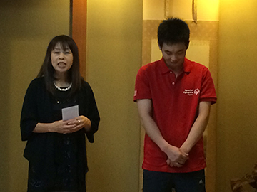 会社壮行会